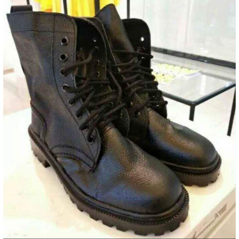 Sepatu PDL  Kulit Jeruk jatah TNI