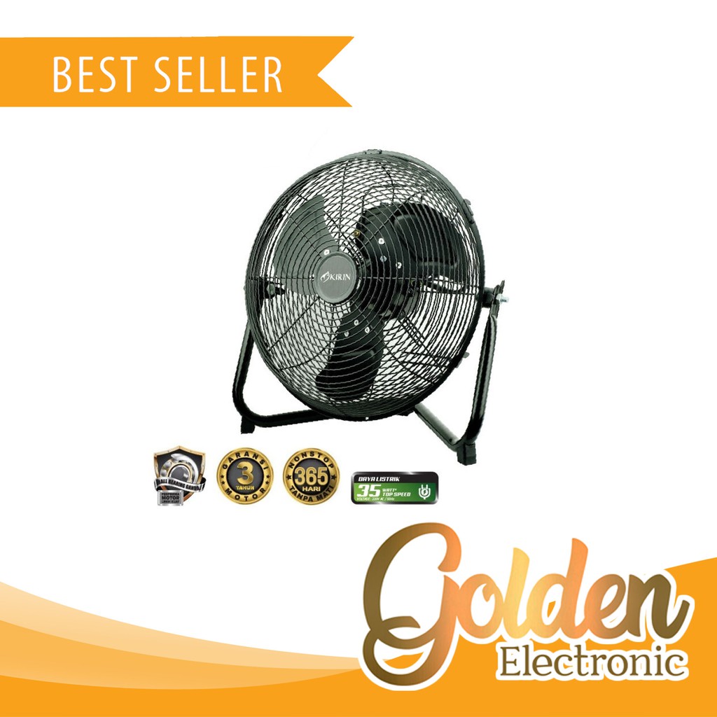 KIRIN Industrial Fan KIF-121FL Power Fan 12&quot; Murah Surabaya