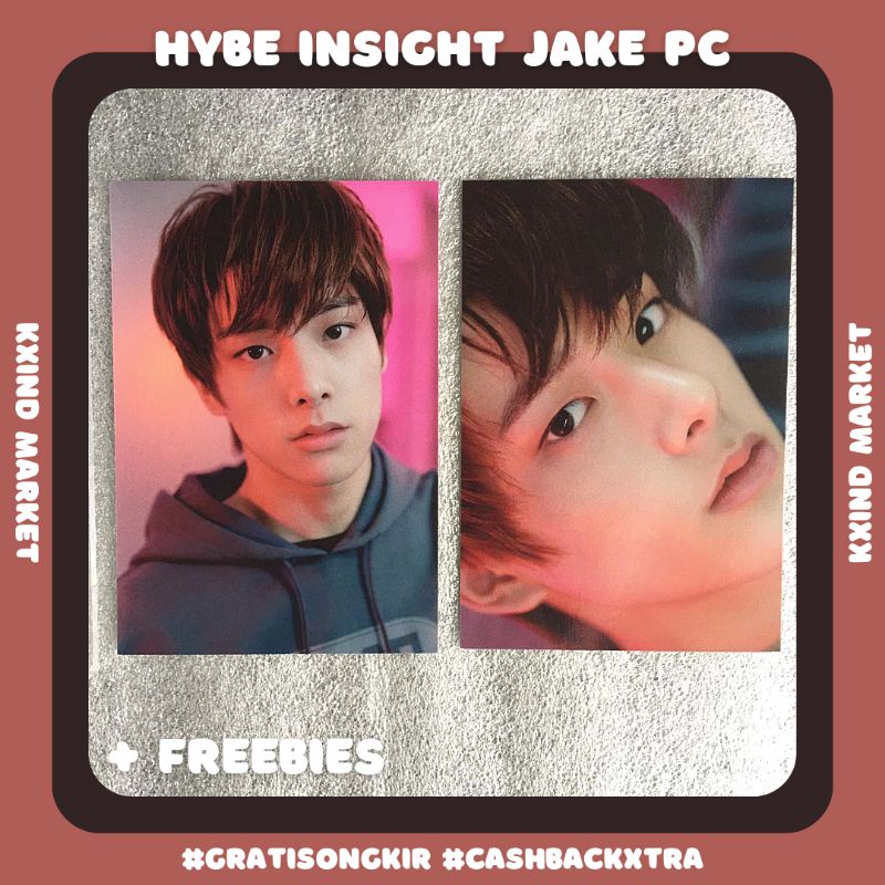 Enhypen Jake Hybe Insight Photocard / PC hybe insight / PC Jake enhypen / album enhypen / Case hybe 