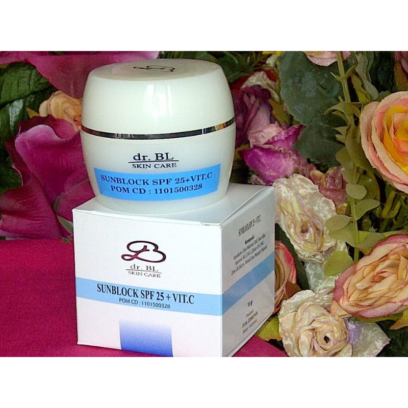 [HARGA PRODUSEN - TERMURAH] 100% Original dr. BL SKIN CARE Sunblock SPF 25 + VIT C 30 gram