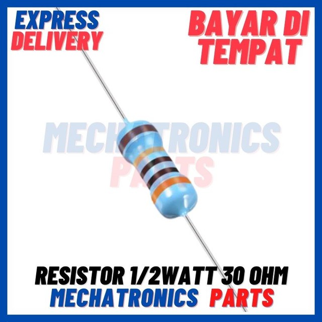 RESISTOR 1/2WATT 30 OHM