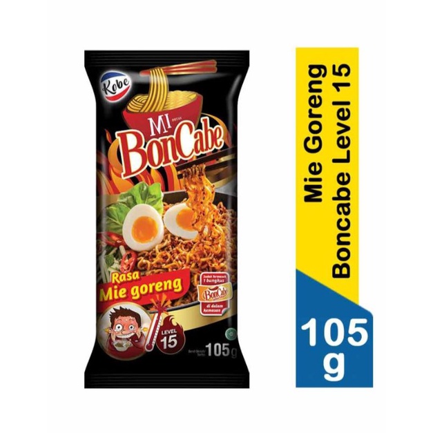 

Kobe Mi BonCabe Goreng Level 15 105 g