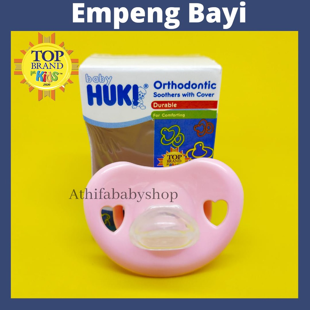 Huki Pacifier Empeng Orthodontic / Empeng Bayi 0 Bulan / Gigitan Bayi /Empeng Bayi/Mpeng Bayi SNI