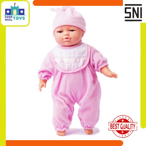 Mainan Boneka Bayi Perempuan Bisa Nangis dan Tertawa