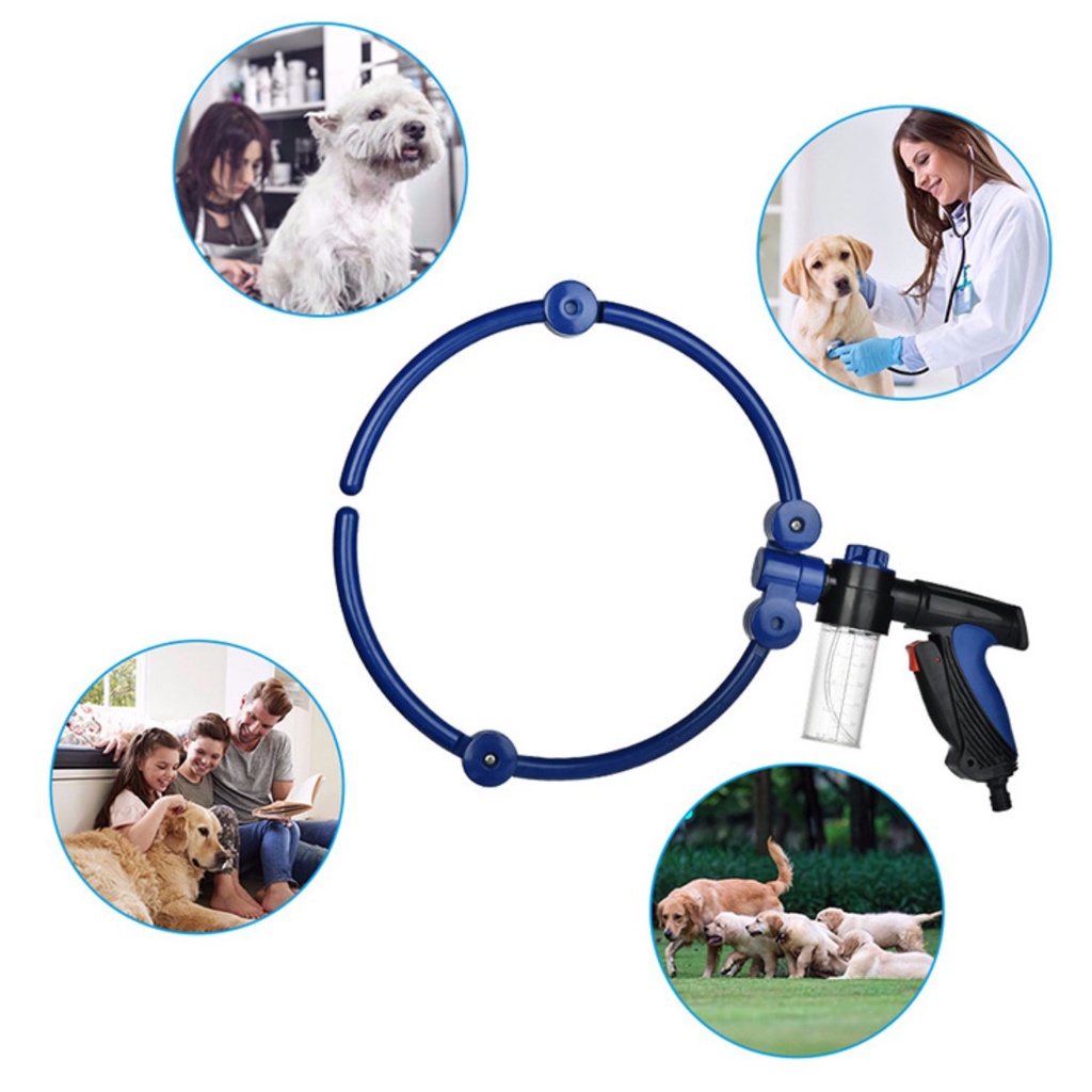 SALTBOX Semprotan Air Mandi Anjing Kucing Binatang Peliharaan Pet