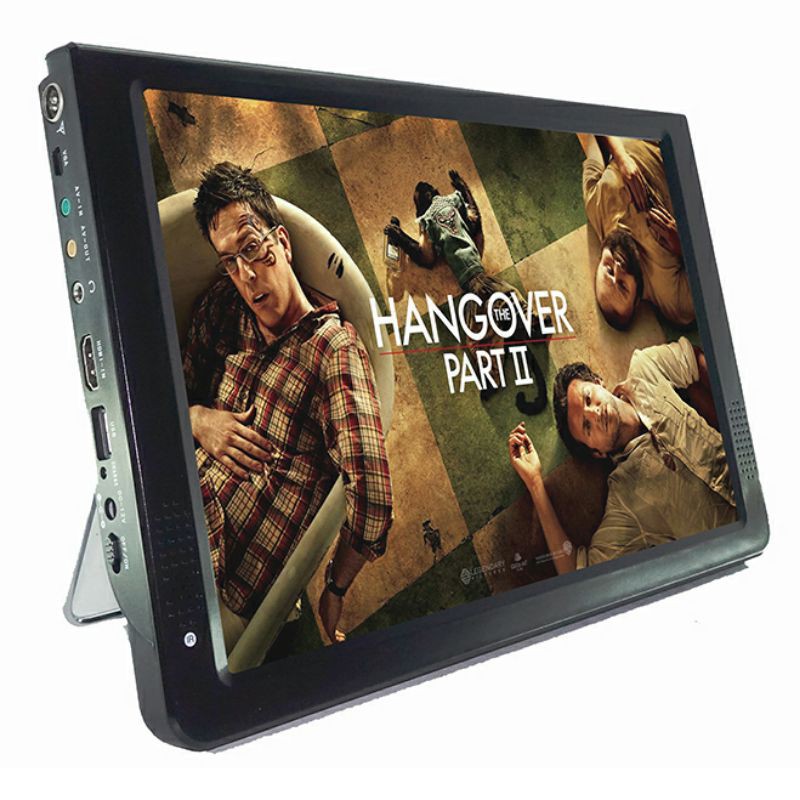 Portable TV Monitor 11.6 Inch DVB-T2 - D12 - Black