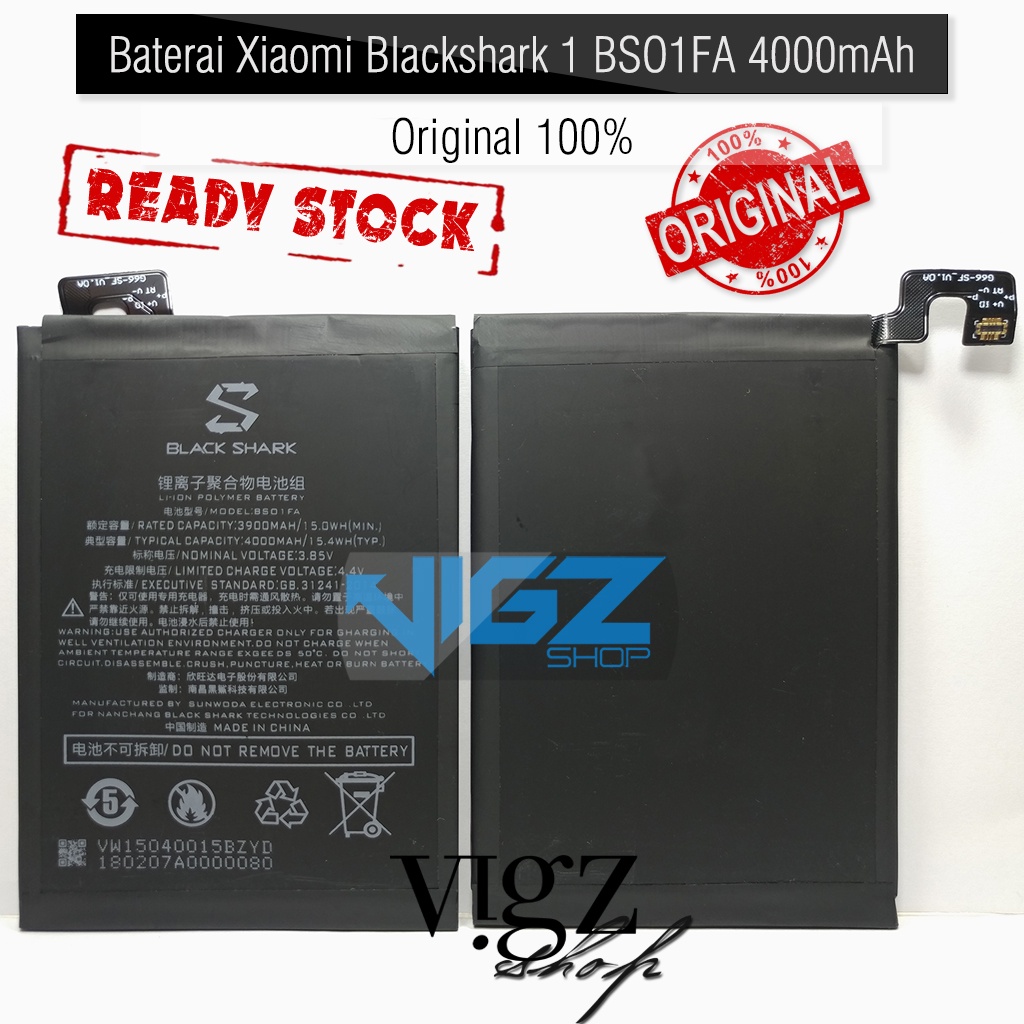 Battery Baterai Batre Blackshark 1 BS01FA Original 100%