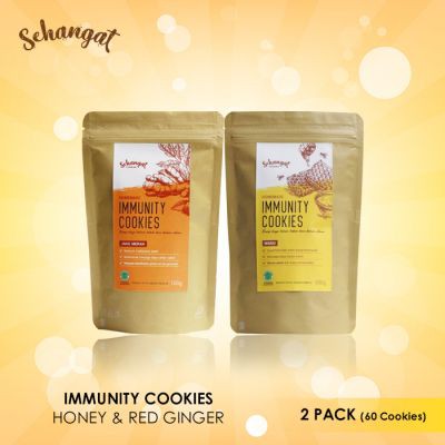 

Sehangat Madu & Jahe Merah Immunity Cookies Honey & Red Ginger