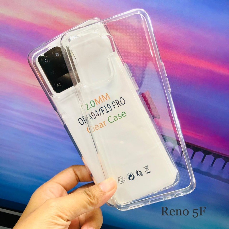 PROMO CLEAR CASE HD 2MM OPPO RENO 3 3PRO 4 4F 4PRO 5F A1K A53 A54 A52 A31 A5 A9 2020 A5S F9 A7 A12