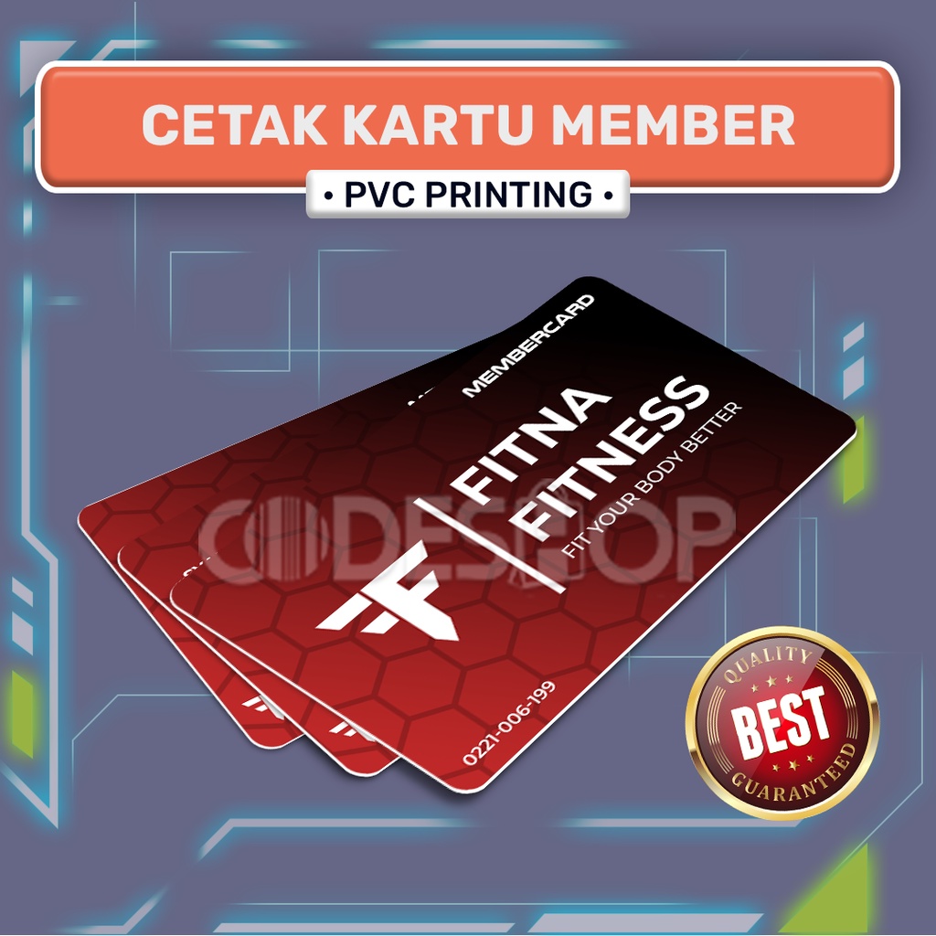 Cetak Kartu Member PVC Premium