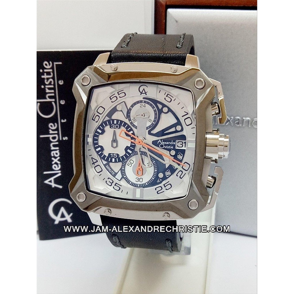 Jual Jam Tangan Pria Alexandre Christie Original AC 3038 MC BLGYWH Terbatas