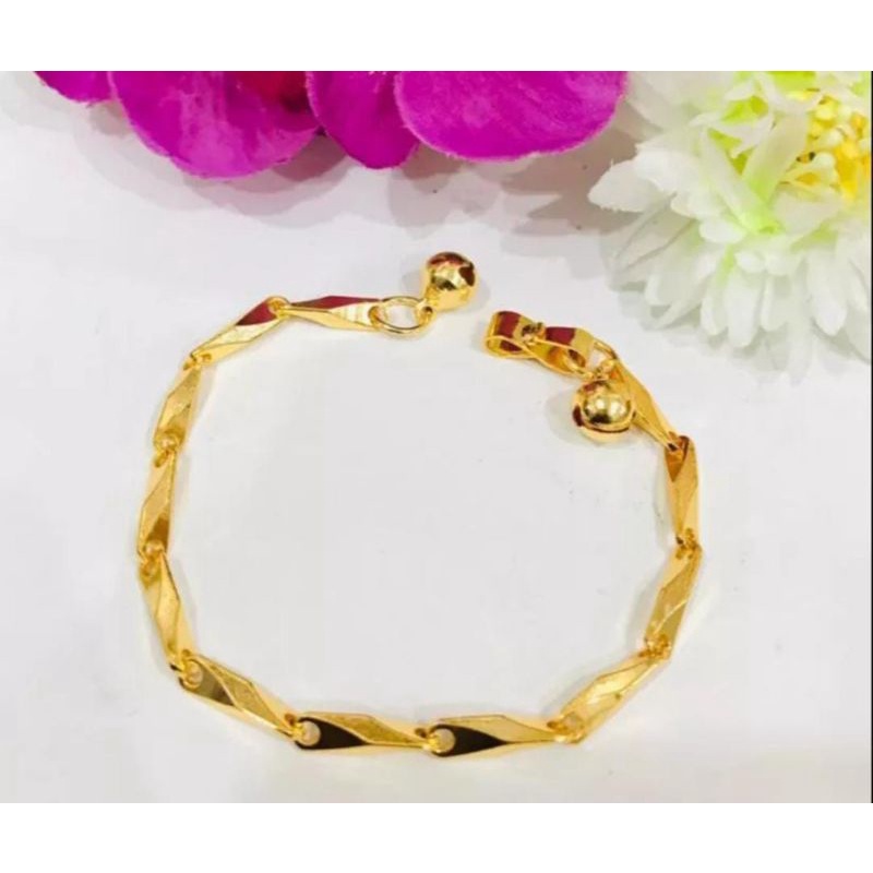 Dhioshopi❤️Gelang wanita gelang bangle xuping gold