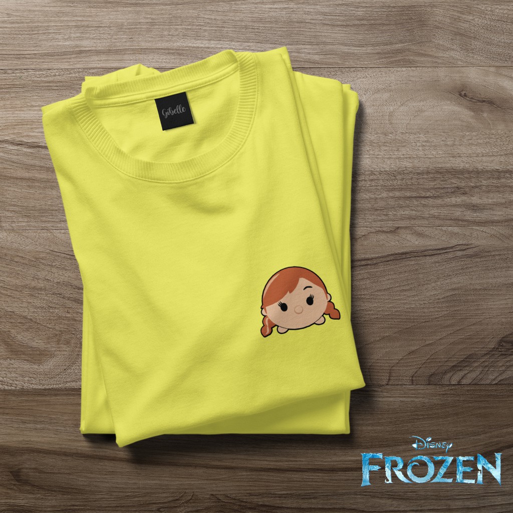 [KAOS ANAK] disney frozen elsa olaf sven anna full color motif