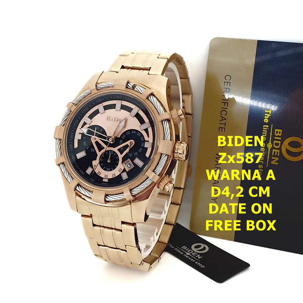 JAM TANGAN PRIA / JAM TANGAN COWOK / JAM TANGAN MURAH / JAM BESAR / JAM BIDEN ZX587
