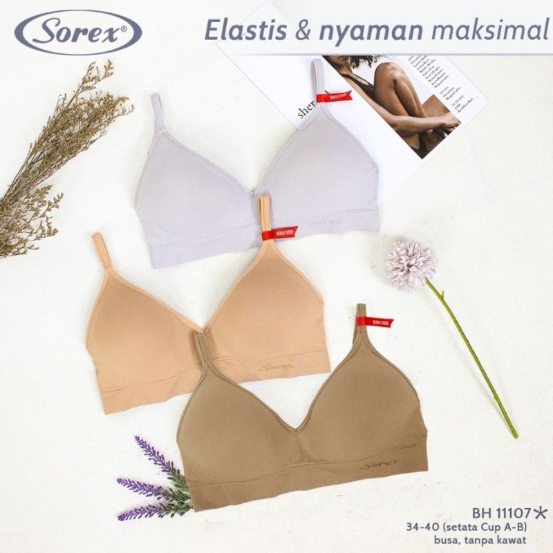 Bra Sport Sorex Bh Sorex Tanpa Kawat art 11107 34-40