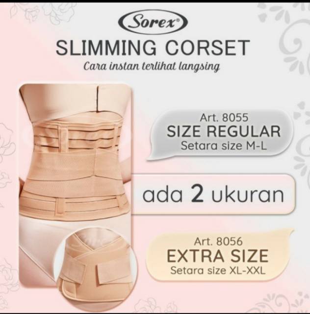 SOREX Slimming Corset Extra Size 8056 Size Jumbo Korset Ibu Melahirkan