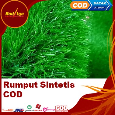 Rumput Sintetis Permeter Ukuran 1 Meter Type Swiss 3 cm untuk Taman Bisa COD Dari Raditya Desain Art