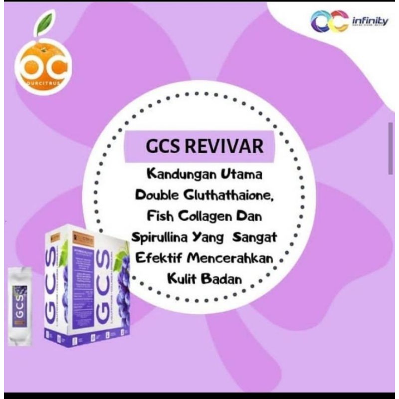 Gcs ourcitrus / GCS REVIVAR / Ourcitrus / GCS /Minuman Collagen