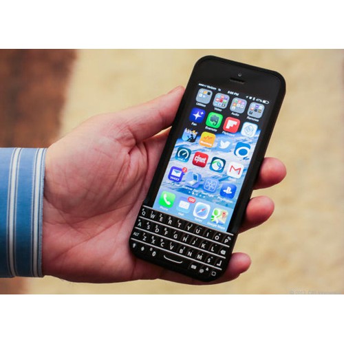DISKON Typo QWERTY Blackberry Keyboard Bluetooth Case Casing iPhone 5 / 5s
