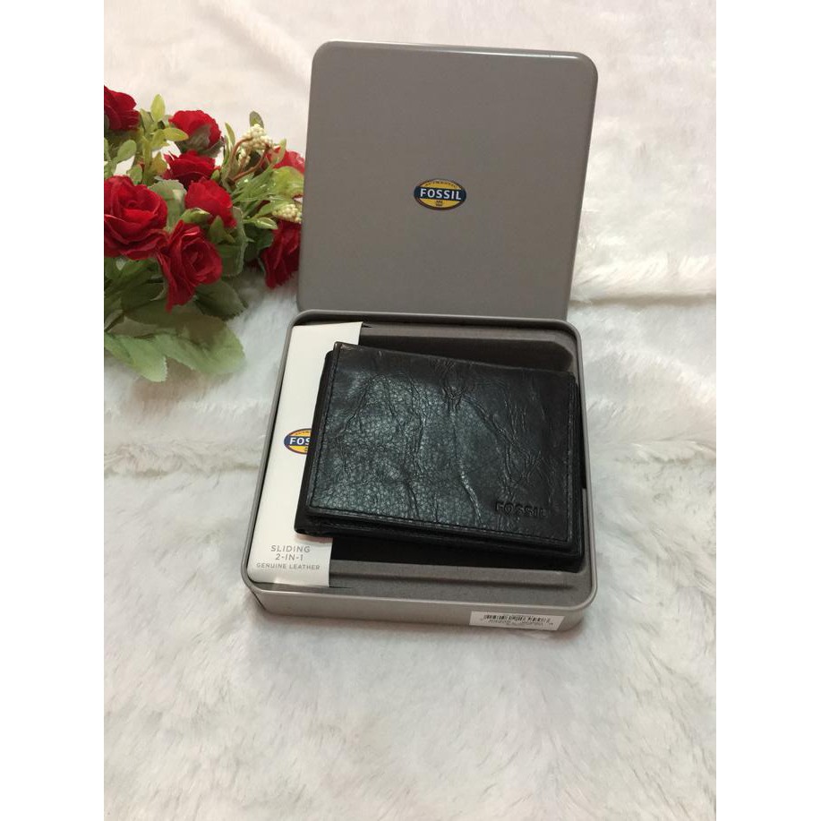 Fossil Wallet For Man With Tinbox A1526