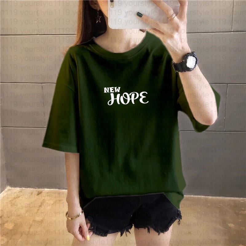 YOURSTYLE1119 - KAOS NEW HOPE LEBARAN KEKINIAN TERLARIS KEREN UNISEX OVERSIZE