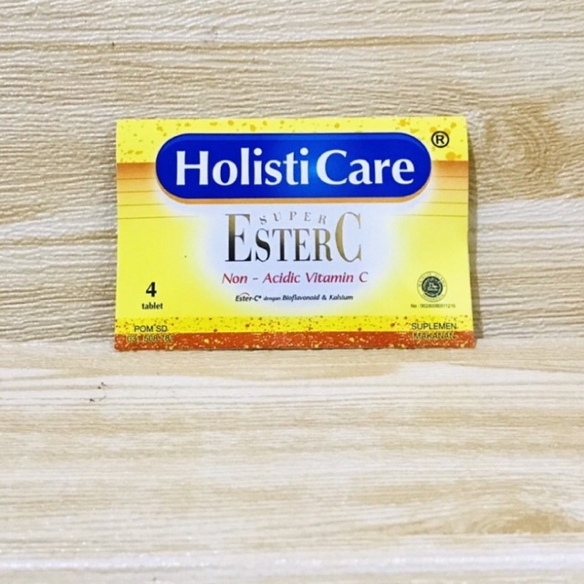 HOLISTICARE ESTER C 4 TABLET | Menjaga Daya Tahan Tubuh