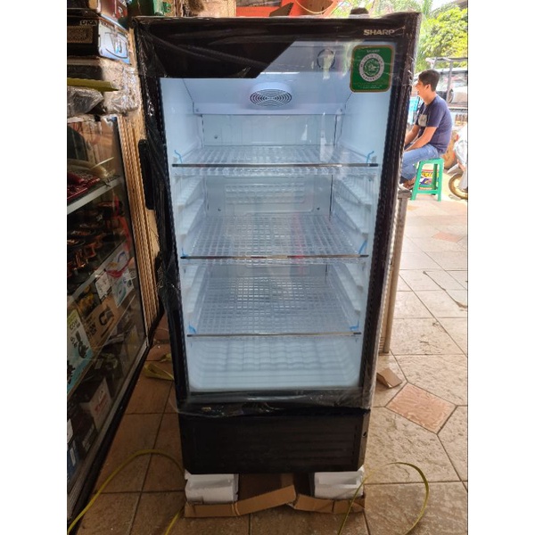 KULKAS SHOWCASE PENDINGIN SHARP 3 RAK SCH 170 FS
