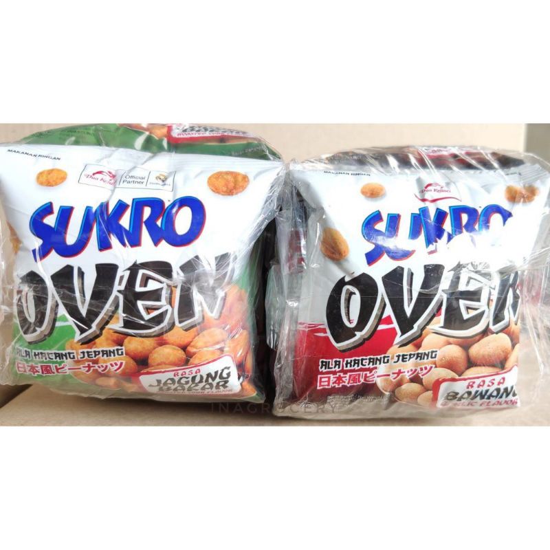 Kacang Sukro Oven 1 renceng 10pcs