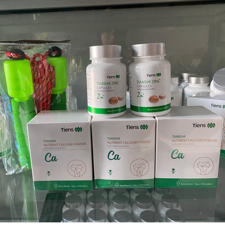ORIGINAL PAKET PENINGGI BADAN TIENS 30 HARI (3 NHCP+ 2 ZINC 
