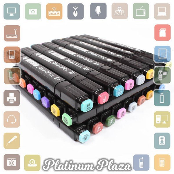 

TOUCHNEW Spidol Dual Side 30 Color - Multi-Color