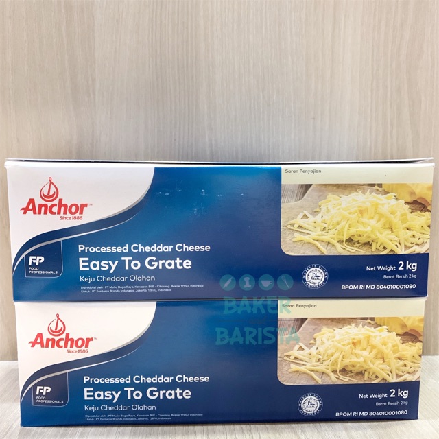 Jual Promo Murah Anchor Cheddar Easy Grate Kg Keju Cheddar Anchor Shopee Indonesia