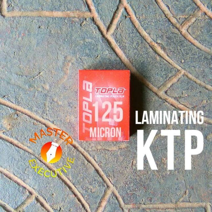 

Dijual Topla Laminating KTP Plastik Pouch Film 125 mikron 70 x 98 mm Berkualitas