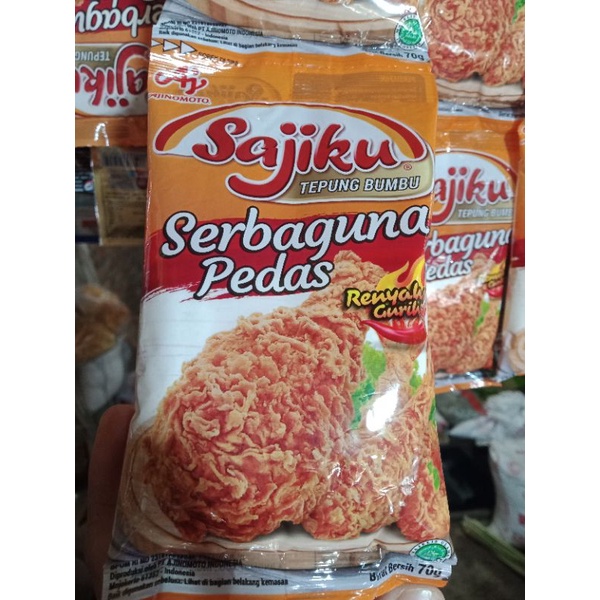 

Sajiku Tepung Serbaguna Pedas 70gr