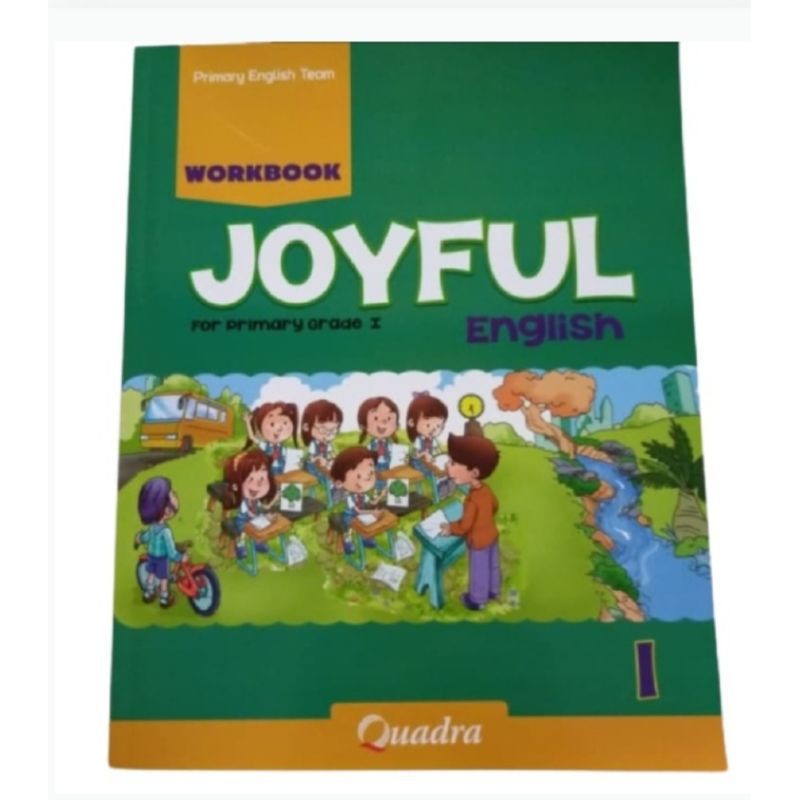 Harga satuan buku bahasa Inggris workbook joyful  English Quadra kelas 1,2,3,4,5,6