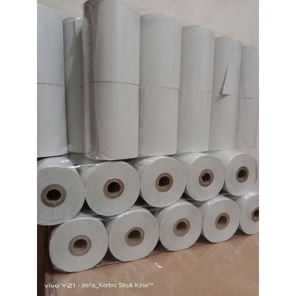

KERTAS STRUK KORAN 75 X 60 MM /PRINTER KASIR EPSON TMU220 MATRIX 75MM