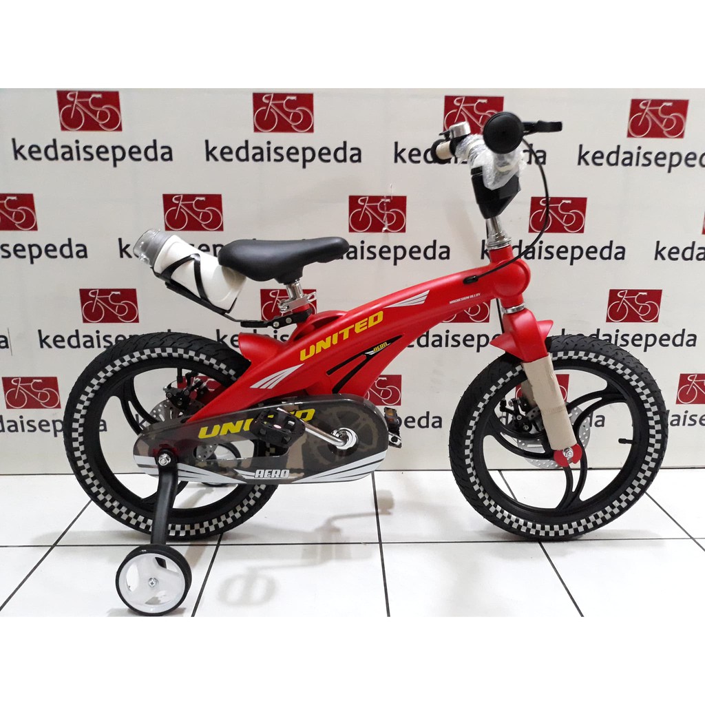 DISKON  Sepeda Anak 16 United Aero magnesium KS01