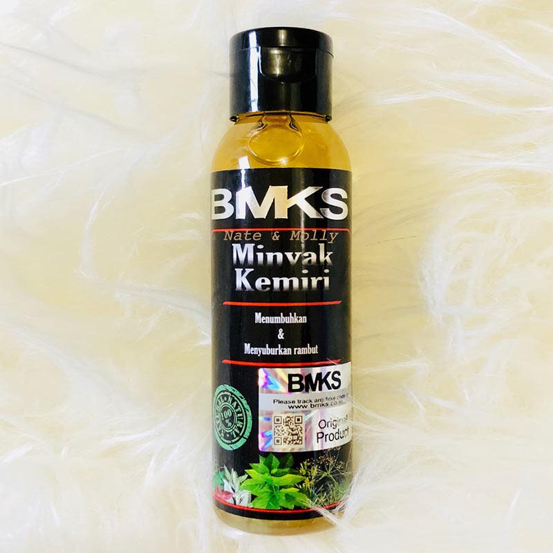 [ORI] BMKS Minyak Kemiri Penumbuh Rambut Original 100% Asli Kemiri Obat Penumbuh Rambut Aman Untuk Bayi 100ml