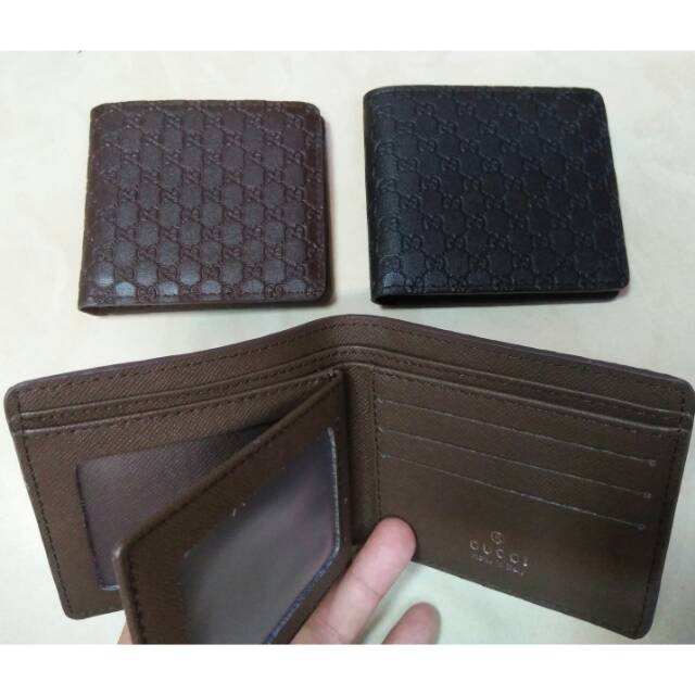 Dompet gucci emboss pendek lipat