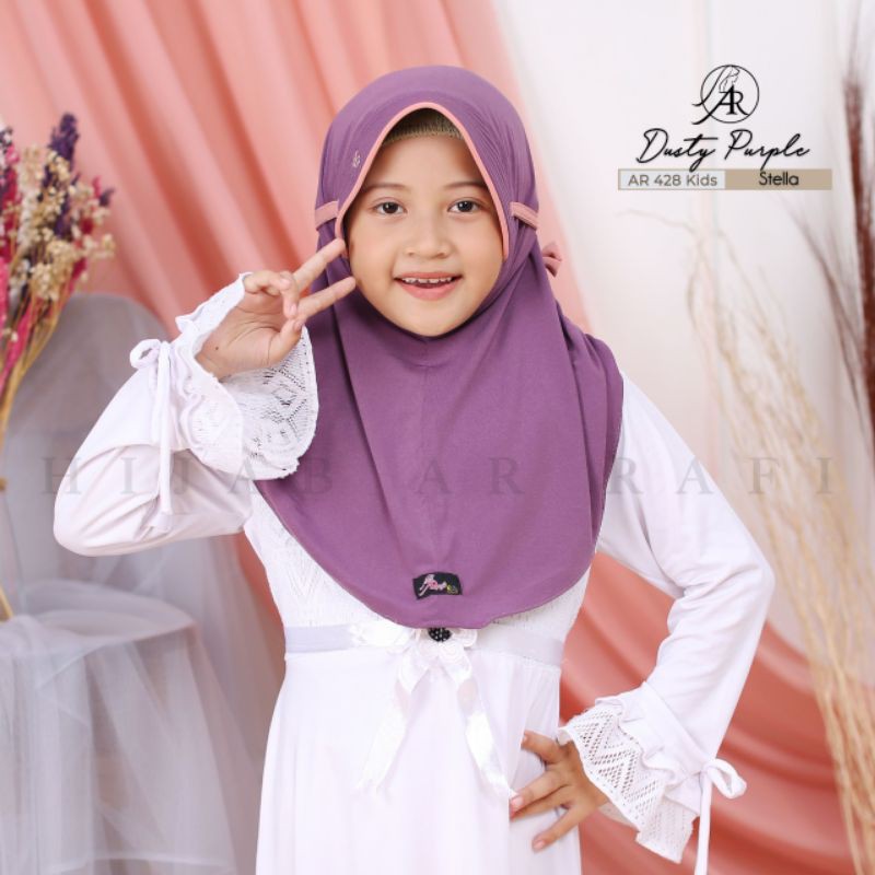 Terbaru √ AR 428 Kids Hijab Arrafi Terbaru (Anniha Collection)