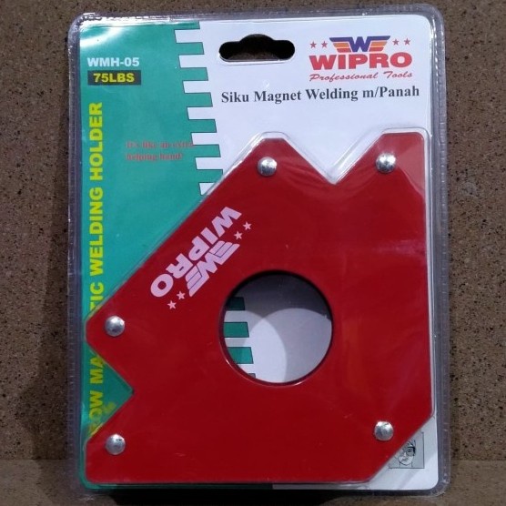 WIPRO SIKU SUDUT MAGNET PANAH LAS HOLDER WELDING 5" 5 INCH WMH-05