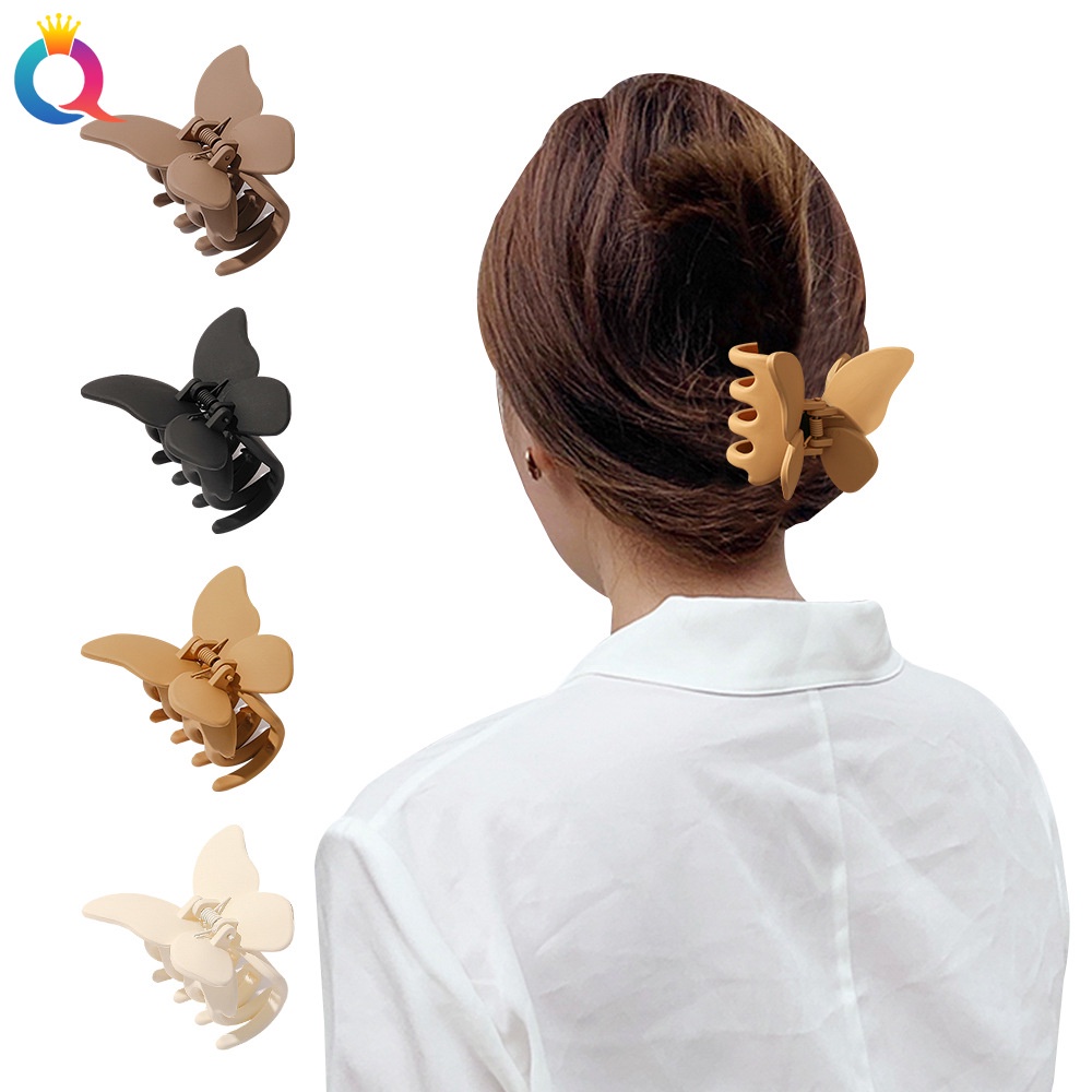Jepit Rambut Model Butterfly Warna Permen Gaya Korea Untuk Wanita