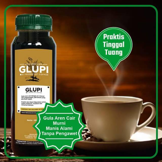 

GLUPI | Brown Sugar | Gula Aren Cair | Untuk Kopi Dan Kue