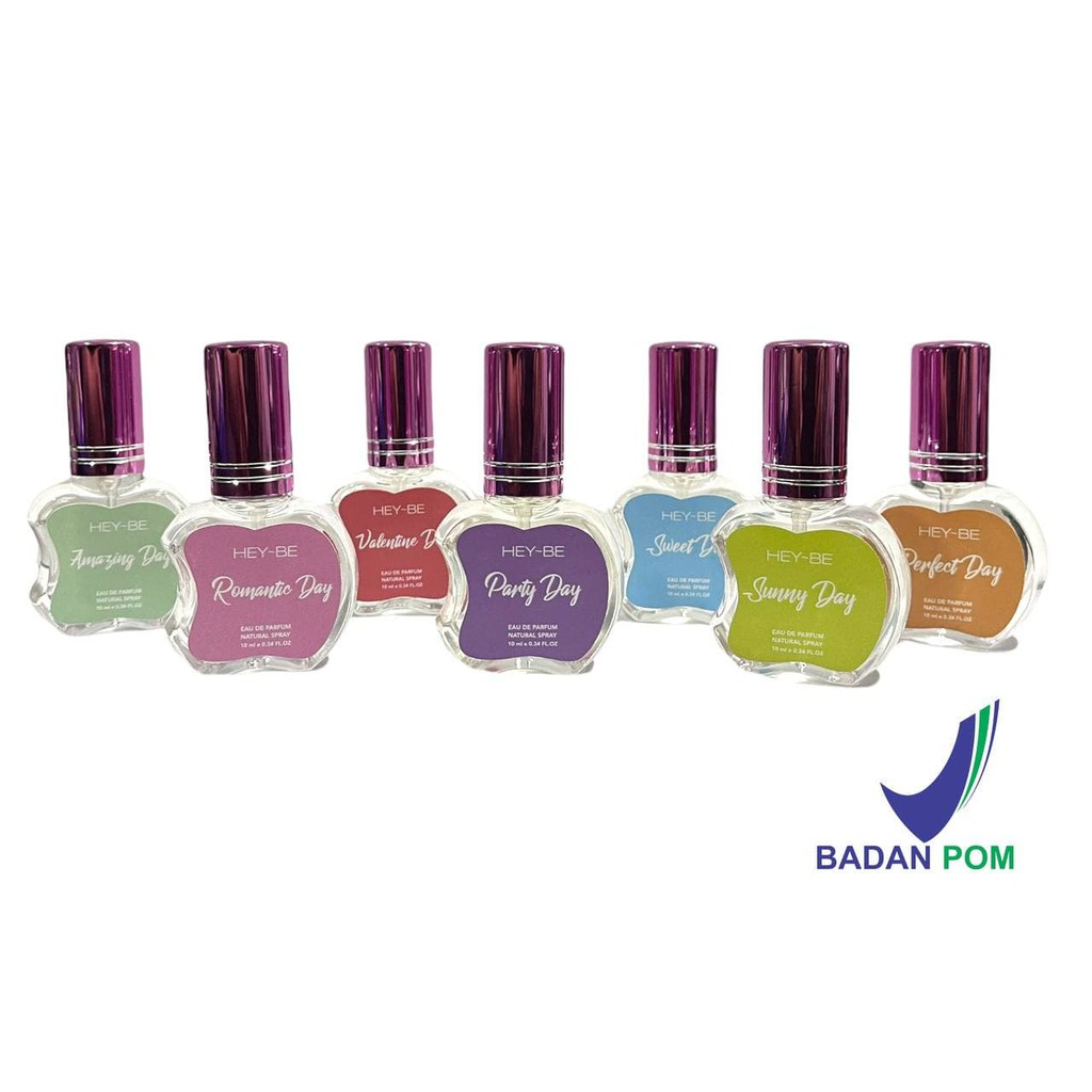 ASK PARFUM HEY-BE {BPOM} 10ML Eau de Perfum PARFUM NATURAL SPRAY e 0.34 FL.OZ EDP PERFUME WANITA WANGI TAHAN LAMA