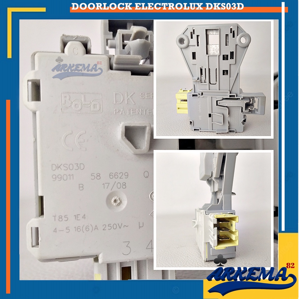 DOORLOCK DKS03515 MESIN CUCI ELECTROLUX FRONT LOADING | DOORLOCK MESIN CUCI ELEKTROLUX DKS03D