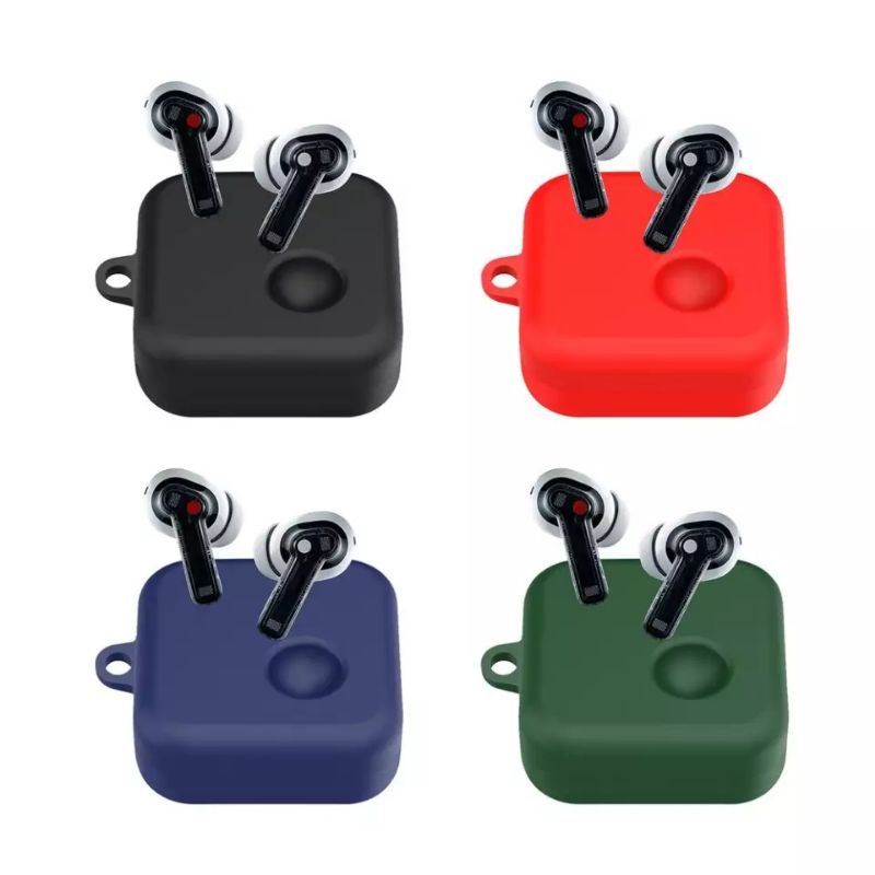 Case Casing Silicon Protective Nothing Ear E1/ Ear E (1) / Nothing Ear1 + Carabiner