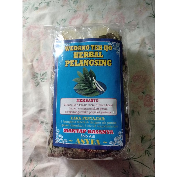 

WEDANG TEH HIJAU HERBAL PELANGSING/ 1 pack isi 10pcs