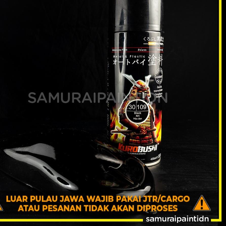 

Special Pilox Cat Samurai Paint 109 Hitam Glossy Kilap / Black Standard 400ml
