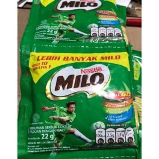 Milo sachet 22gr (renceng)