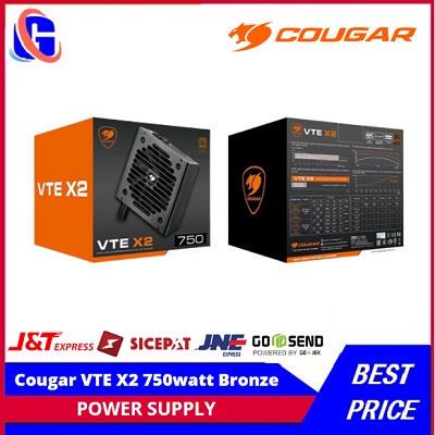 Power Supply Cougar VTE X2 750watt Bronze 80+ - PSU Cougar 750W VTE X2