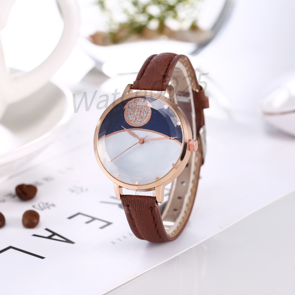 JAM TANGAN FASHION KOREAN WANITA MURAH COD IMPORT QUARTZ TALI SILIKON READY STOK W69